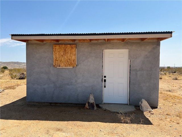 view of outbuilding