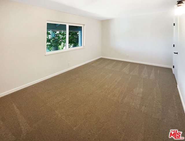 unfurnished room with carpet