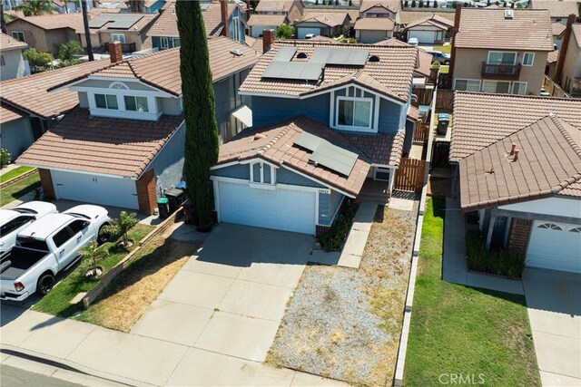 bird's eye view featuring a residential view