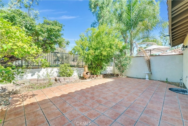 view of patio