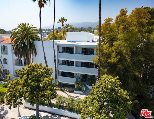 view of property featuring a mountain view