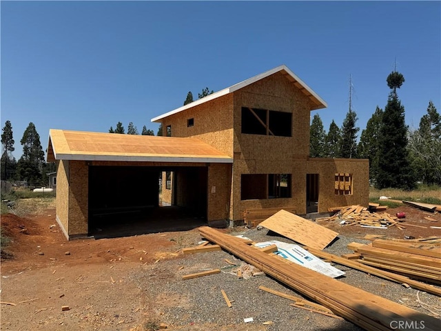 view of property in mid-construction