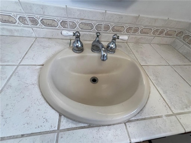 details featuring sink