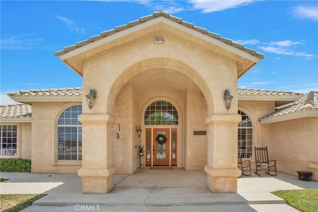 view of property entrance