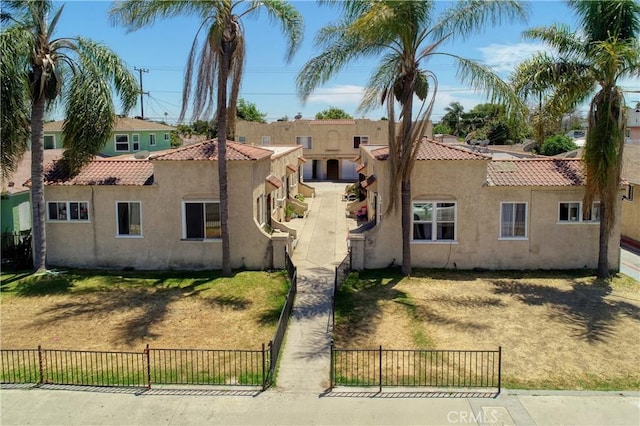 exterior space featuring a front lawn