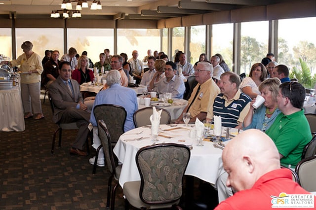 view of dining space