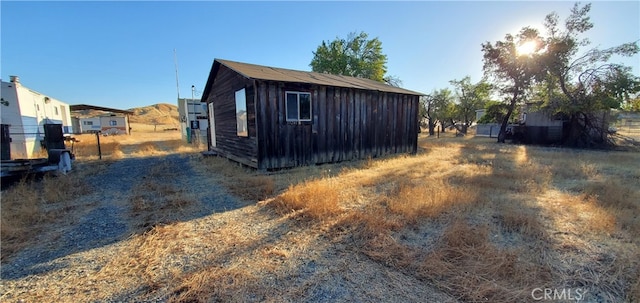 view of outdoor structure