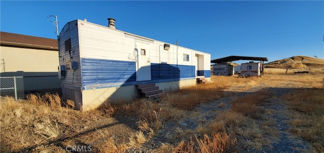 view of rear view of property