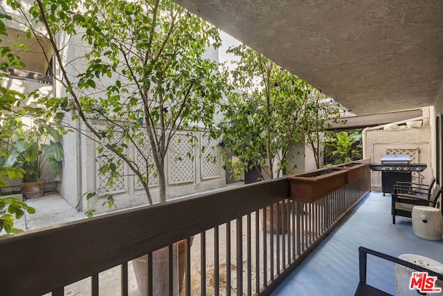 balcony with grilling area