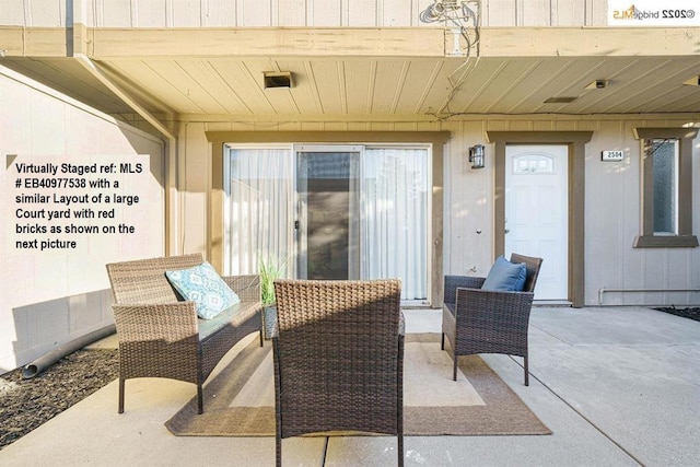 view of patio / terrace with outdoor lounge area