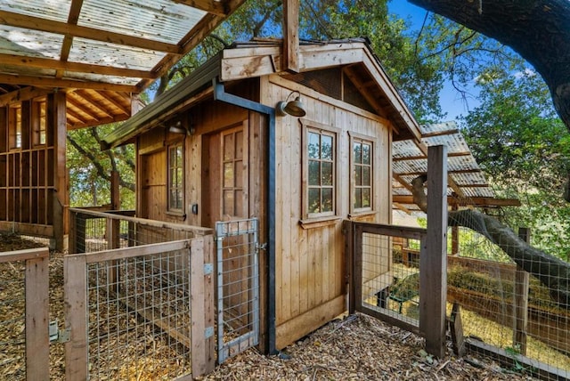 view of outbuilding