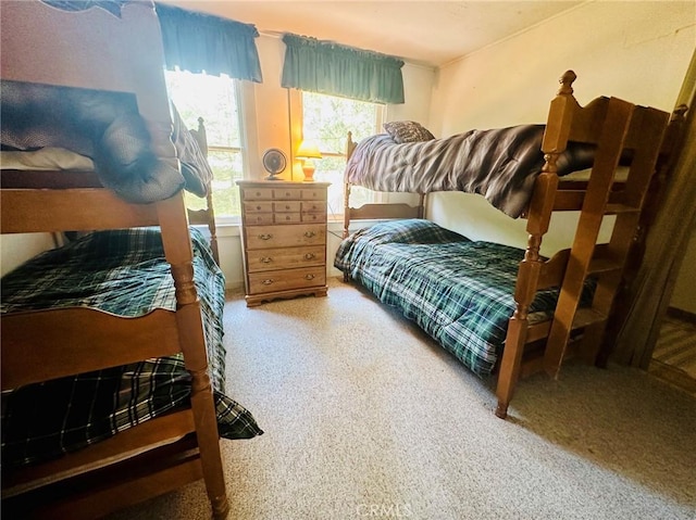 bedroom featuring carpet flooring