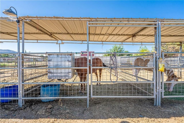 view of horse barn