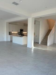 view of unfurnished living room