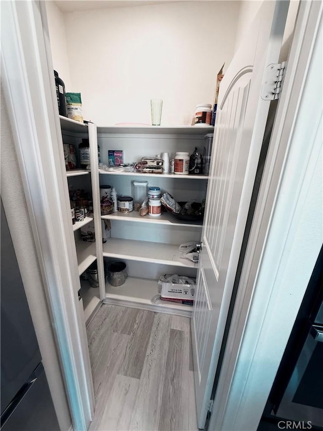 view of pantry