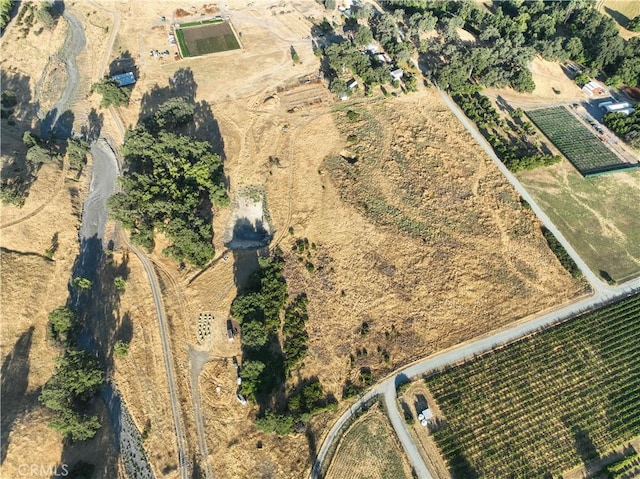 bird's eye view featuring a rural view