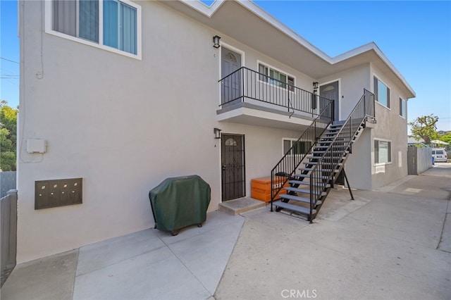 rear view of property with a patio