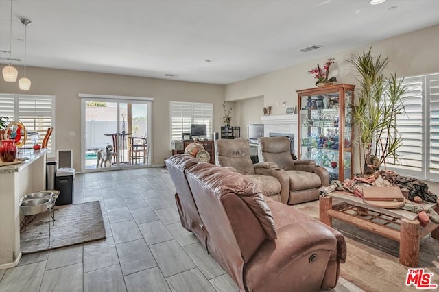 view of living room