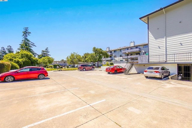 view of car parking