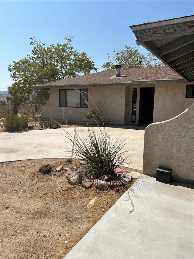 exterior space with a patio area