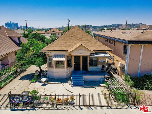 view of front of home