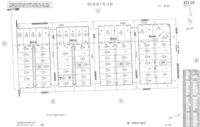 0 Degen Ave, Blythe CA, 92225 land for sale