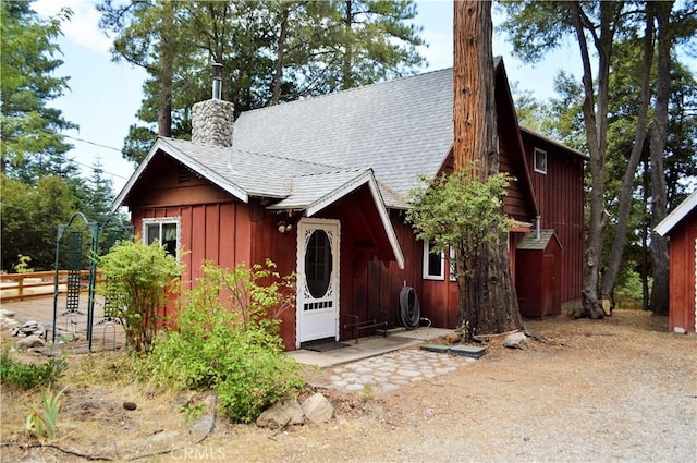 view of front of home