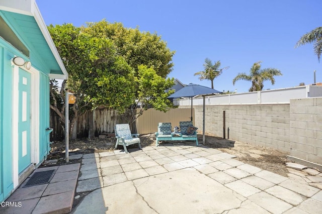 view of patio / terrace