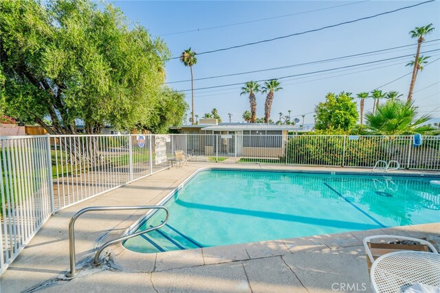 view of pool