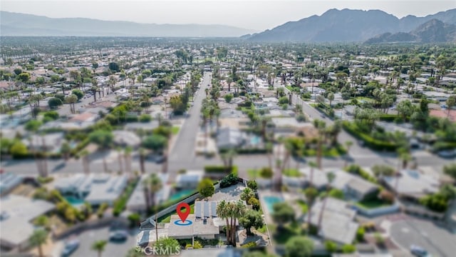 aerial view featuring a mountain view