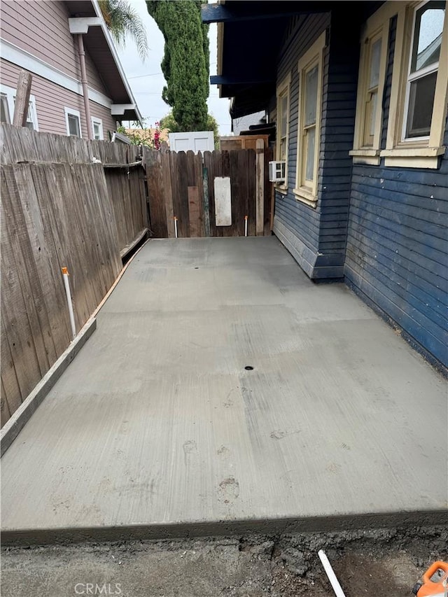 view of patio with cooling unit