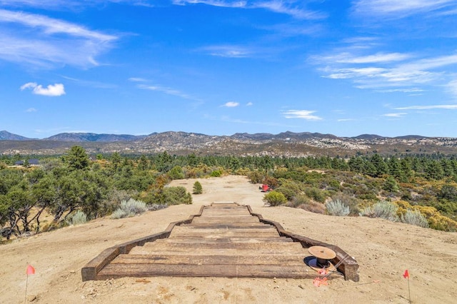 view of mountain feature