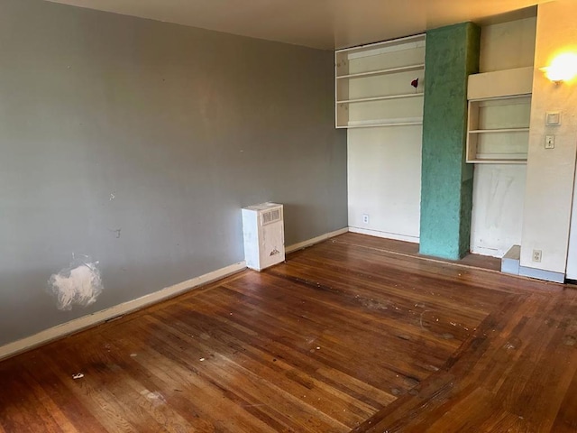 interior space featuring wood-type flooring