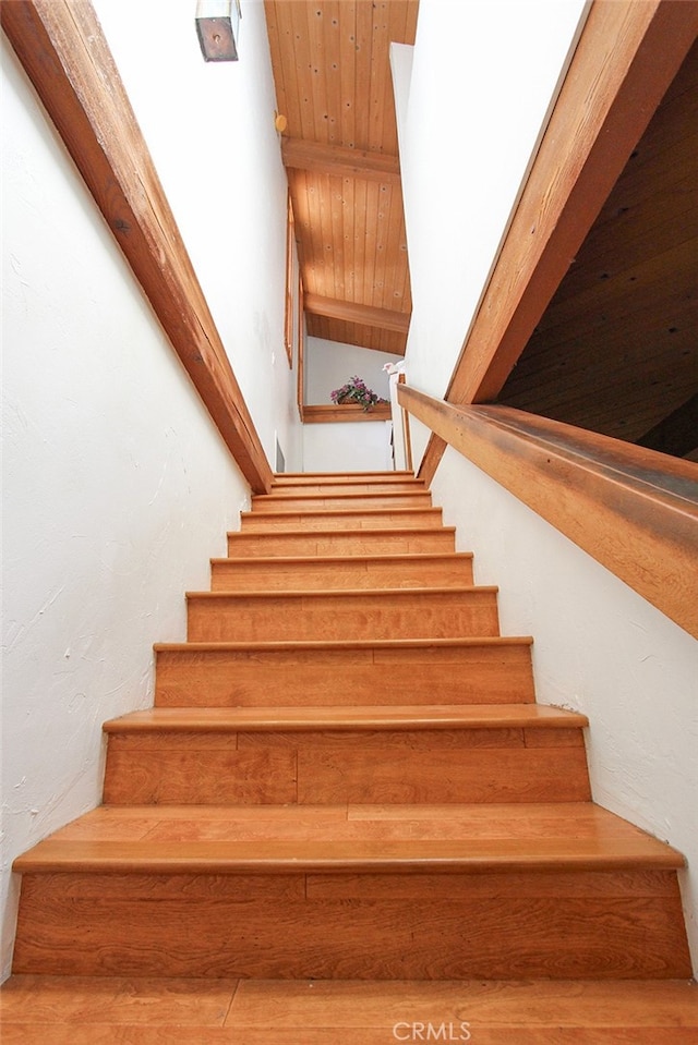 view of stairs
