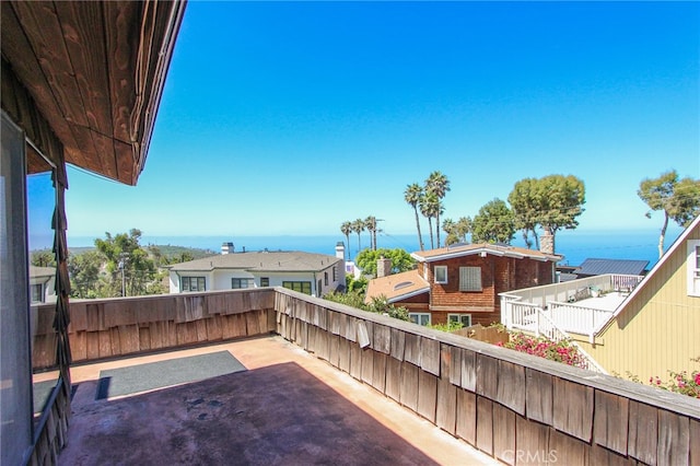 view of patio / terrace with fence