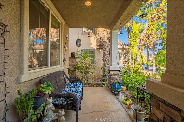 view of patio / terrace featuring a porch