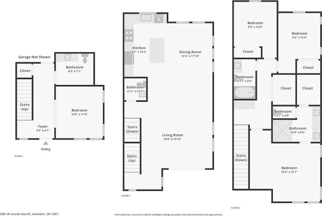 2961 W Lincoln Ave Unit 1, Anaheim, CA 92801 - plan
