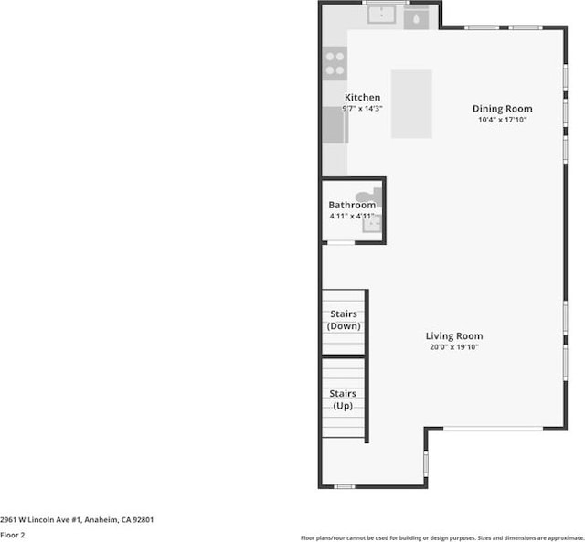 2961 W Lincoln Ave Unit 1, Anaheim, CA 92801 - plan