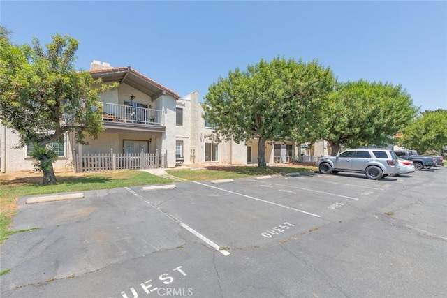35104 Mesa Grande Dr, Calimesa, CA 92320 - uncovered parking lot with fence