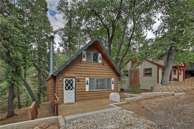 view of front of property