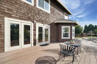 deck featuring french doors