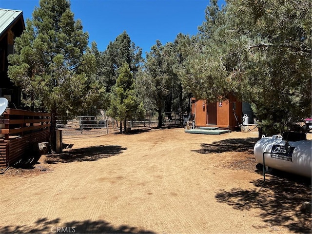 97390 Dome View Ave, Kennedy Meadows, CA 93527 - view of yard with an outbuilding