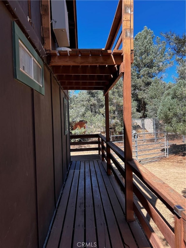 97390 Dome View Ave, Kennedy Meadows, CA 93527 - view of wooden deck
