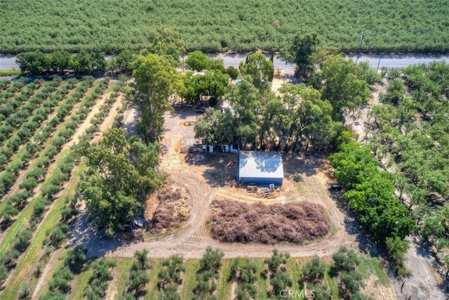 drone / aerial view featuring a rural view