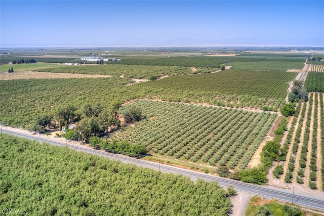 aerial view featuring a rural view