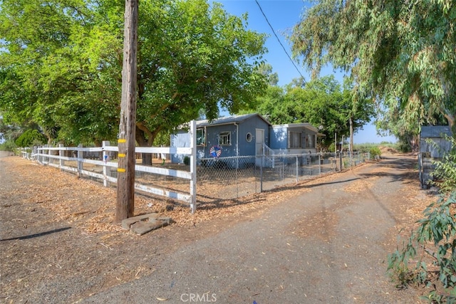 view of front of home