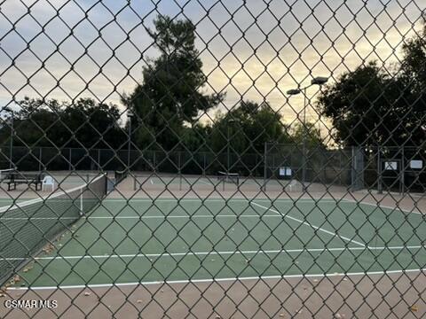 view of tennis court