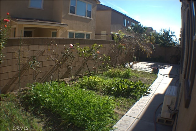 view of yard with a patio