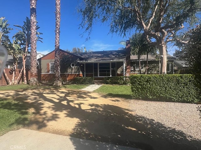 view of ranch-style home