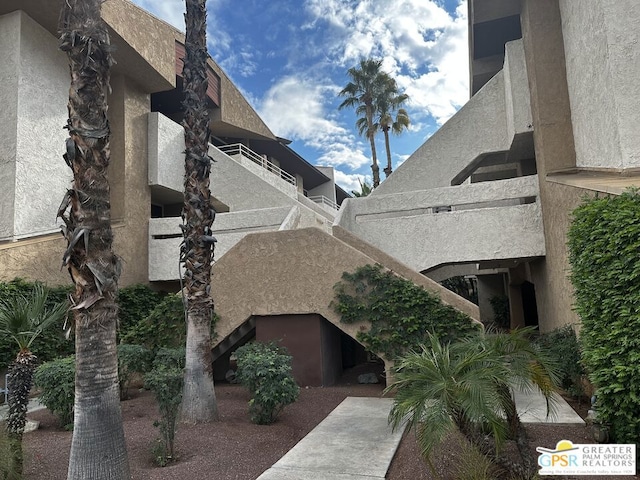 exterior space with a balcony